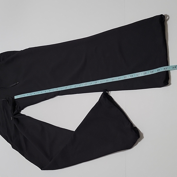 Athleta Midtown mid- rise trouser wide leg black athletic pants women's size 0 - Picture 12 of 15